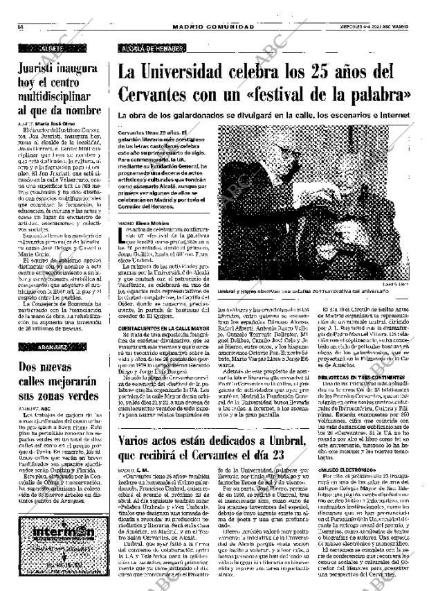 ABC MADRID 04-04-2001 página 98