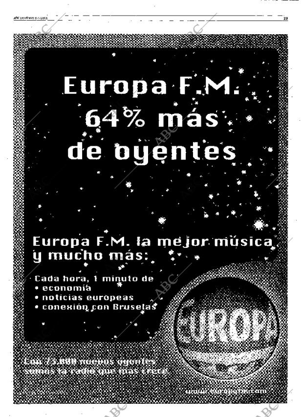 ABC MADRID 08-04-2001 página 23