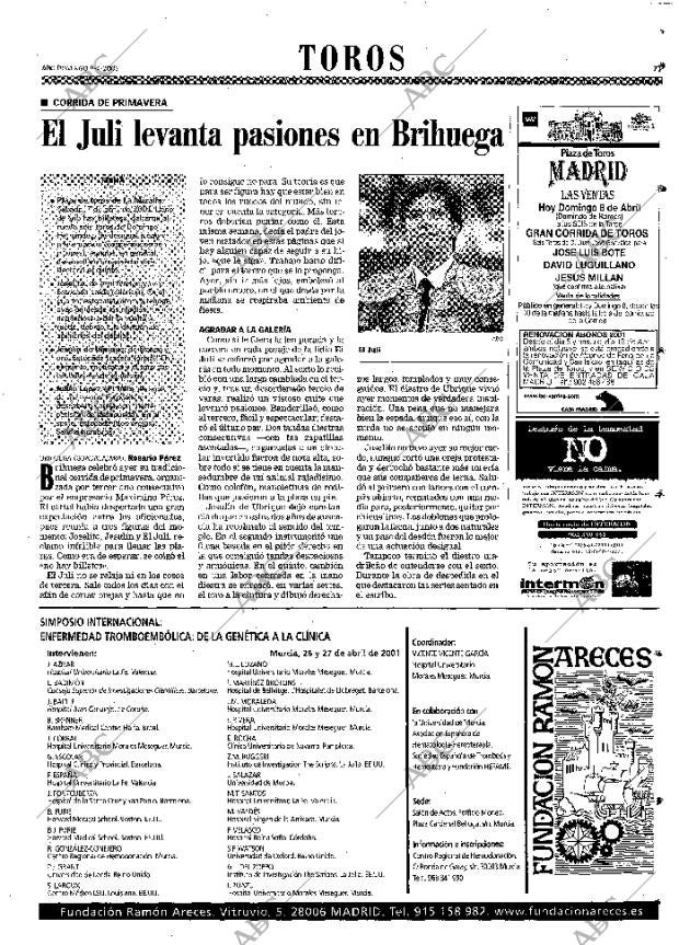 ABC SEVILLA 08-04-2001 página 77