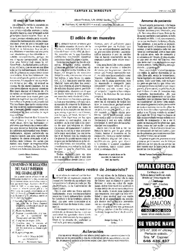 ABC SEVILLA 09-04-2001 página 14