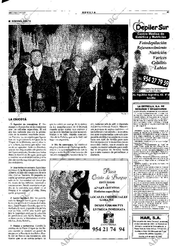 ABC SEVILLA 09-04-2001 página 41