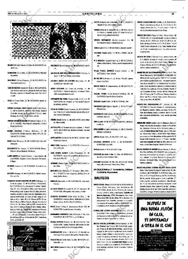 ABC MADRID 10-04-2001 página 103