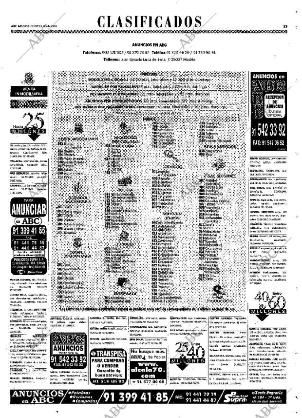 ABC MADRID 10-04-2001 página 107