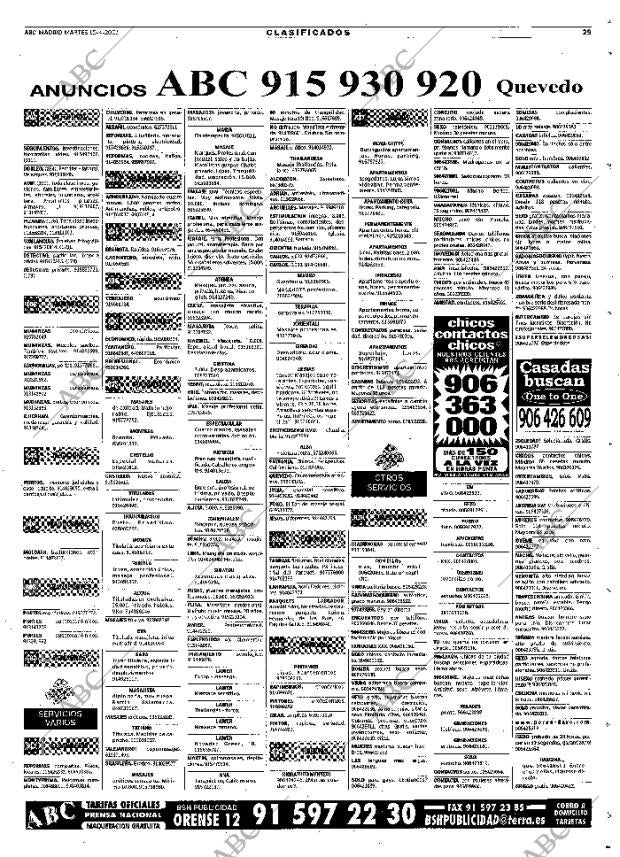 ABC MADRID 10-04-2001 página 113
