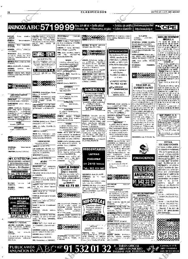 ABC MADRID 10-04-2001 página 116
