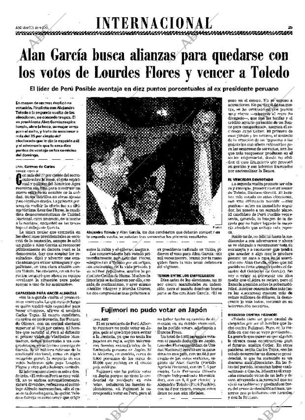 ABC MADRID 10-04-2001 página 25