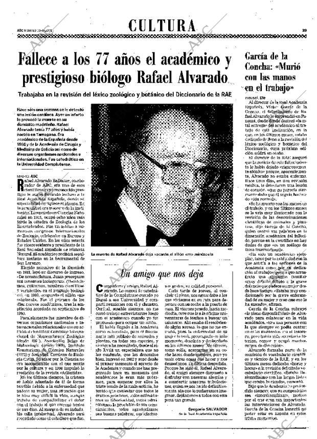 ABC MADRID 10-04-2001 página 39