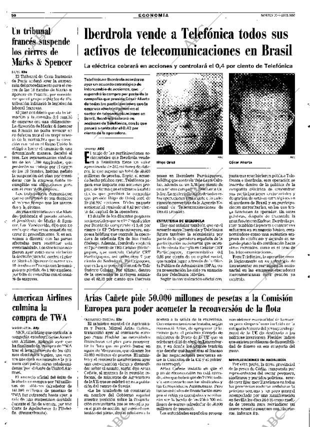 ABC MADRID 10-04-2001 página 50
