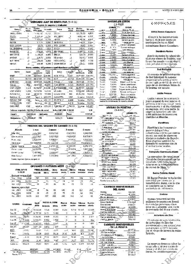 ABC MADRID 10-04-2001 página 56