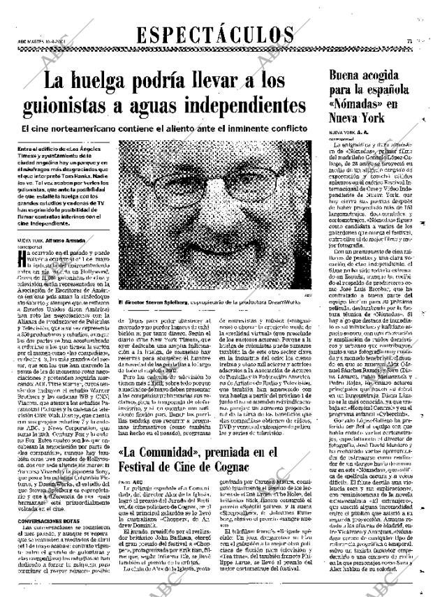 ABC MADRID 10-04-2001 página 71