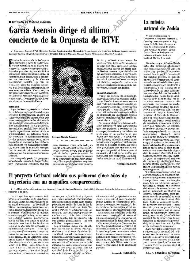 ABC MADRID 10-04-2001 página 73