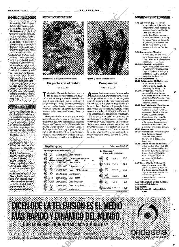 ABC MADRID 10-04-2001 página 81