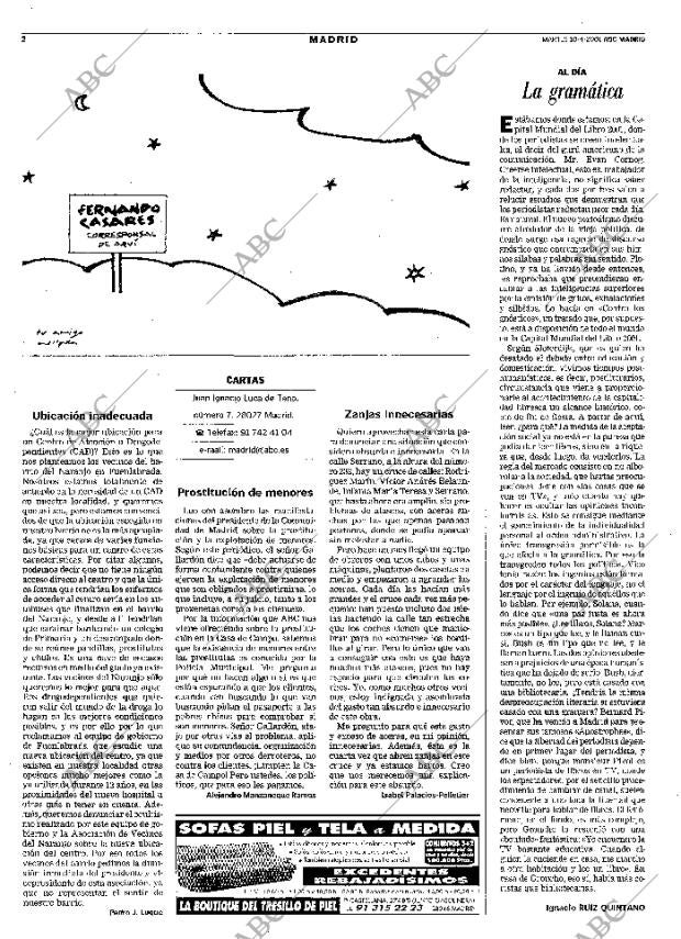 ABC MADRID 10-04-2001 página 86