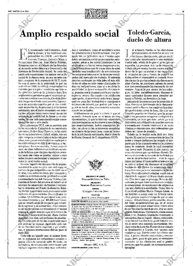 ABC MADRID 10-04-2001 página 9