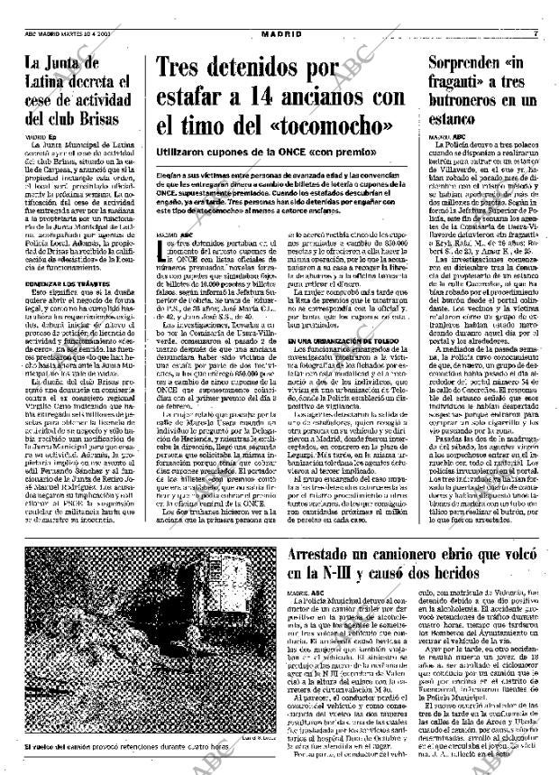 ABC MADRID 10-04-2001 página 91