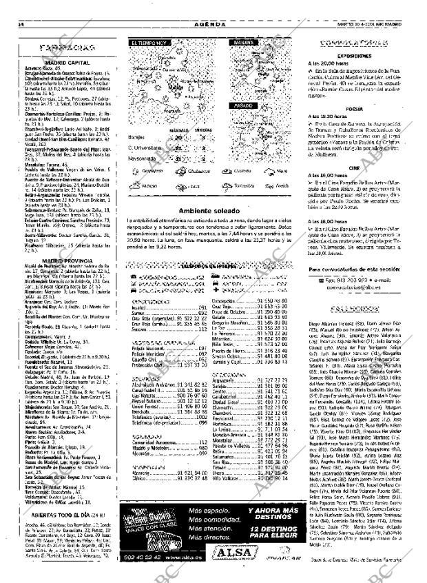 ABC MADRID 10-04-2001 página 98