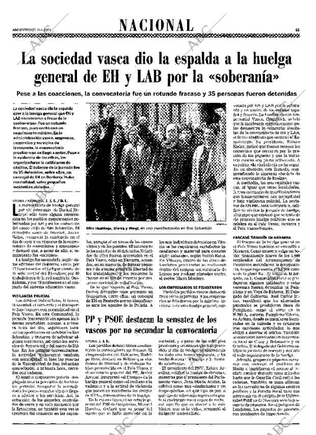 ABC MADRID 11-04-2001 página 15