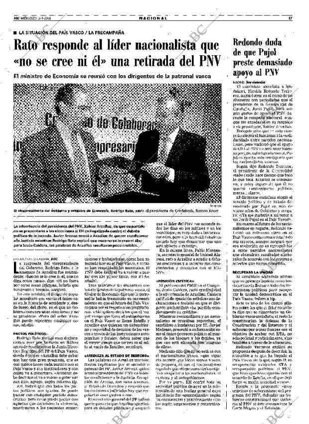 ABC MADRID 11-04-2001 página 17