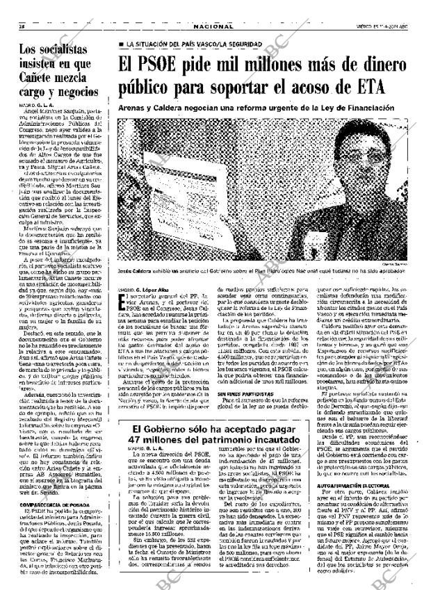 ABC MADRID 11-04-2001 página 18