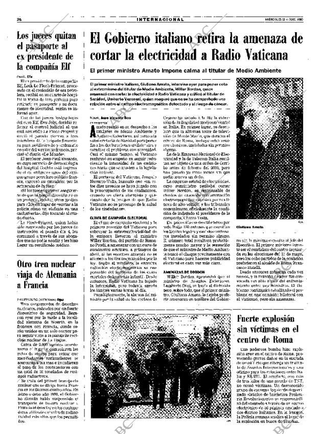 ABC MADRID 11-04-2001 página 26
