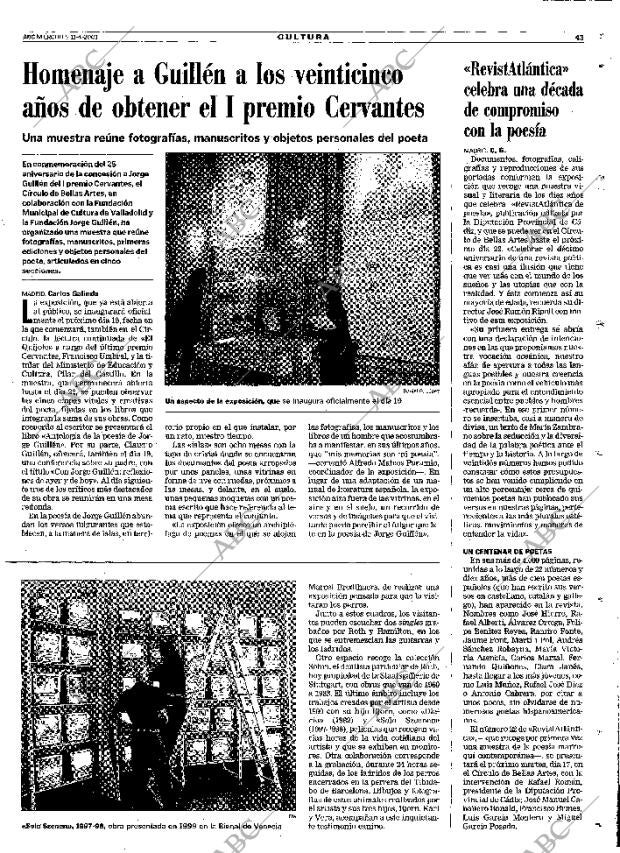 ABC MADRID 11-04-2001 página 43