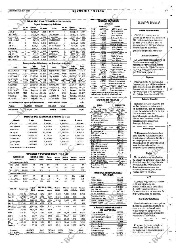 ABC MADRID 11-04-2001 página 57