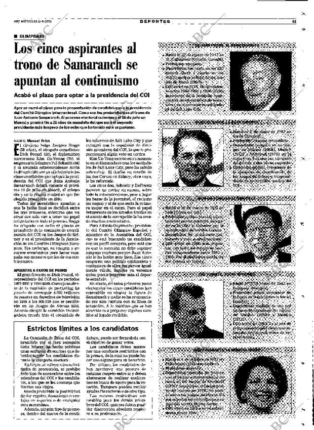 ABC MADRID 11-04-2001 página 61