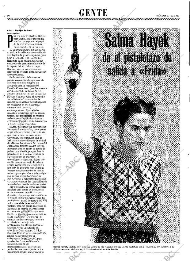 ABC MADRID 11-04-2001 página 74