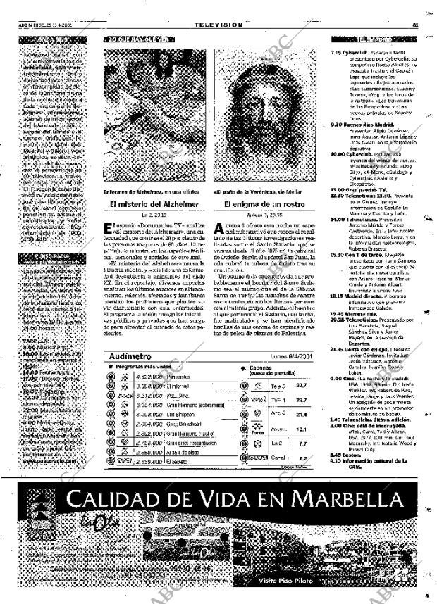 ABC MADRID 11-04-2001 página 81