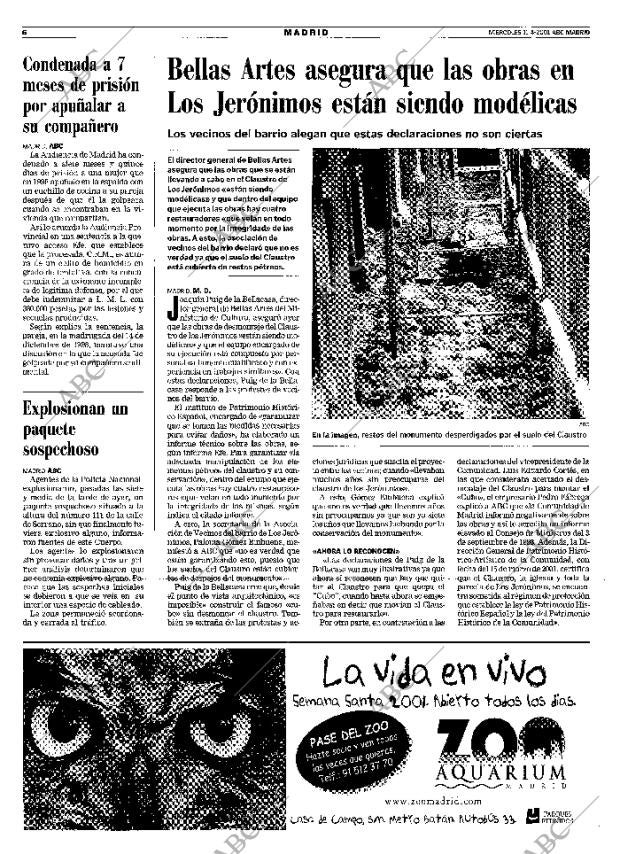 ABC MADRID 11-04-2001 página 90