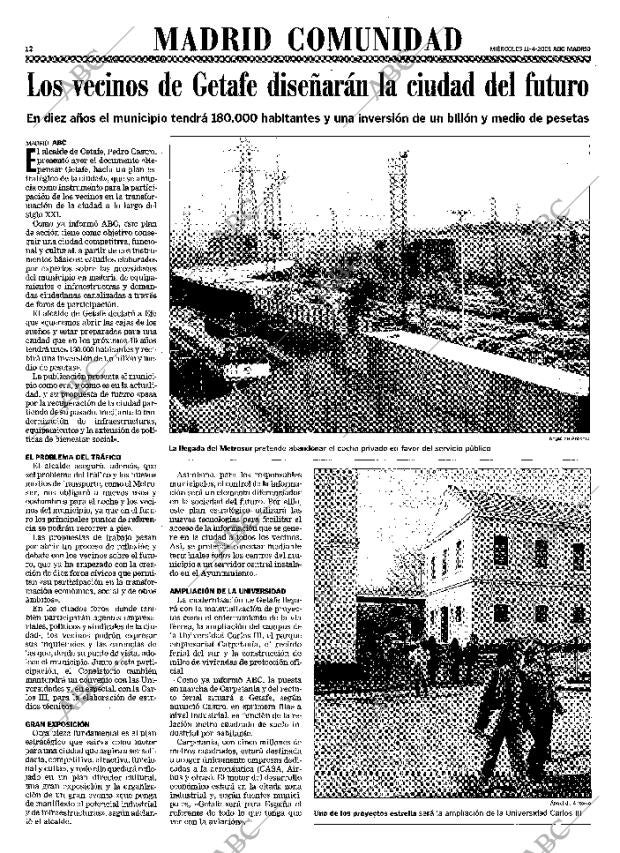 ABC MADRID 11-04-2001 página 96