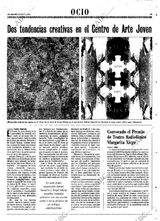 ABC MADRID 12-04-2001 página 109