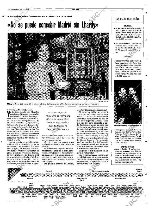 ABC MADRID 12-04-2001 página 111