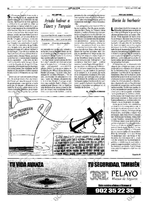 ABC MADRID 12-04-2001 página 12