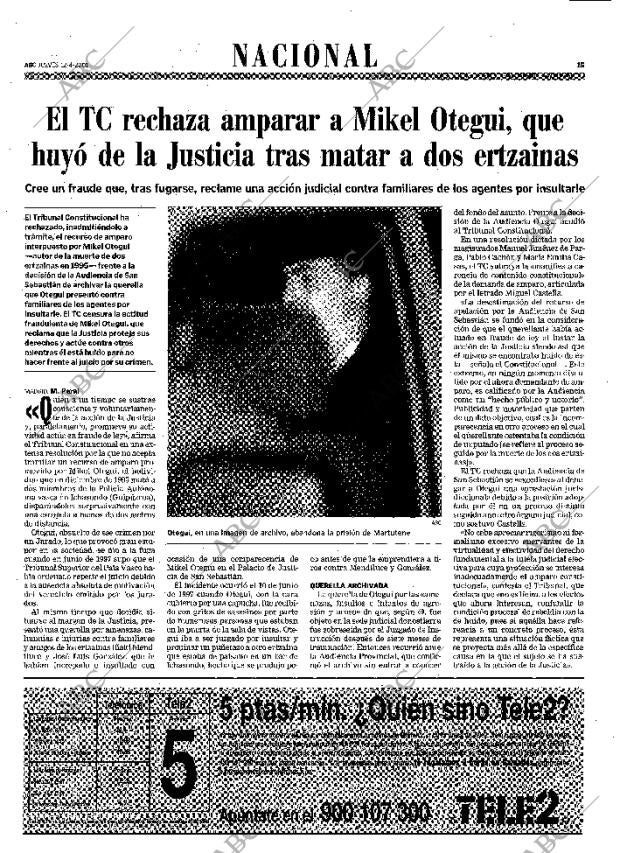 ABC MADRID 12-04-2001 página 15