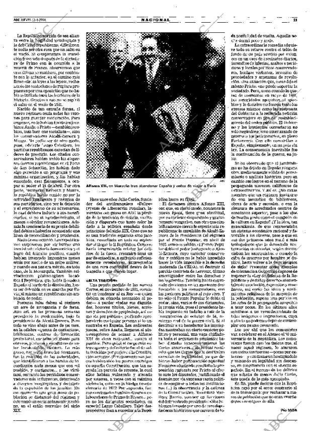 ABC MADRID 12-04-2001 página 21