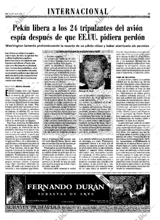 ABC MADRID 12-04-2001 página 23