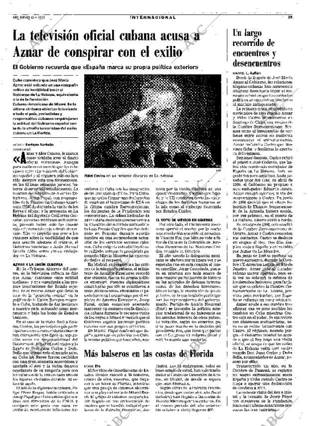 ABC MADRID 12-04-2001 página 25