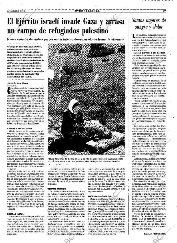 ABC MADRID 12-04-2001 página 27