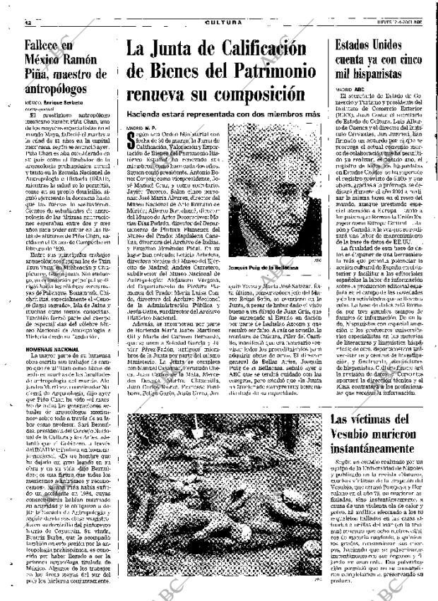 ABC MADRID 12-04-2001 página 42