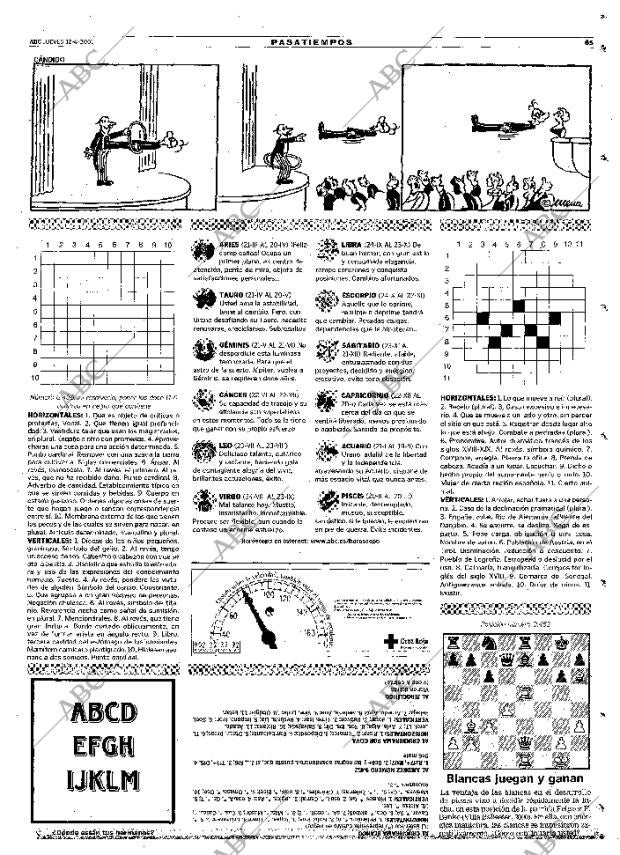 ABC MADRID 12-04-2001 página 65