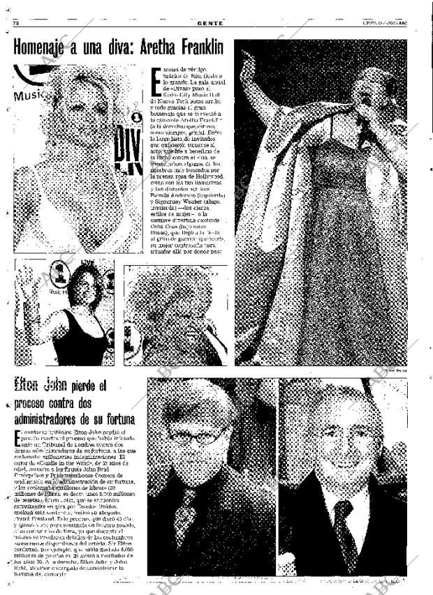 ABC MADRID 12-04-2001 página 72
