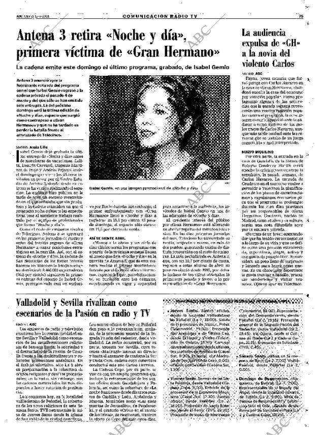 ABC MADRID 12-04-2001 página 75
