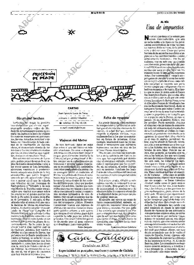 ABC MADRID 12-04-2001 página 82
