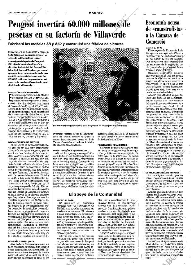 ABC MADRID 12-04-2001 página 85