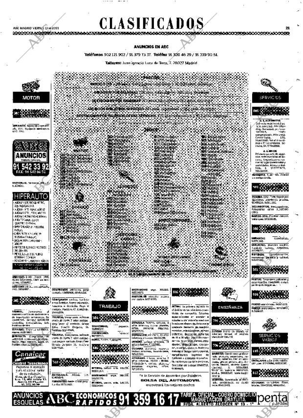 ABC MADRID 13-04-2001 página 101