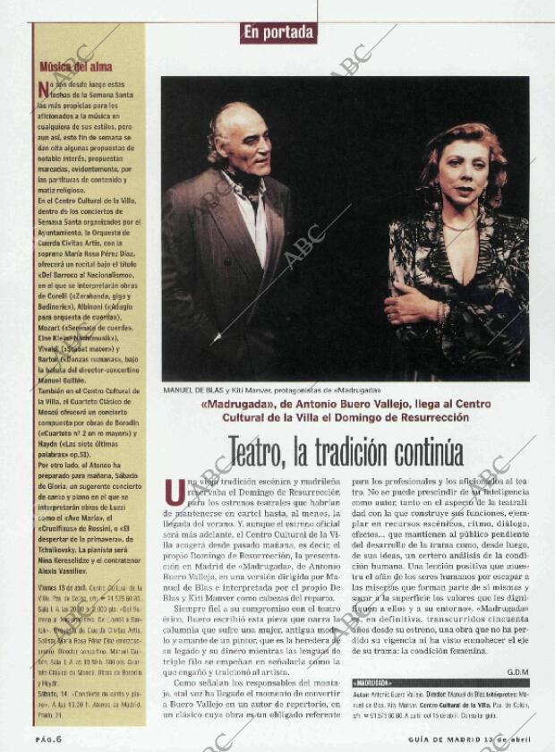 ABC MADRID 13-04-2001 página 114