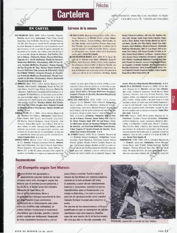 ABC MADRID 13-04-2001 página 121