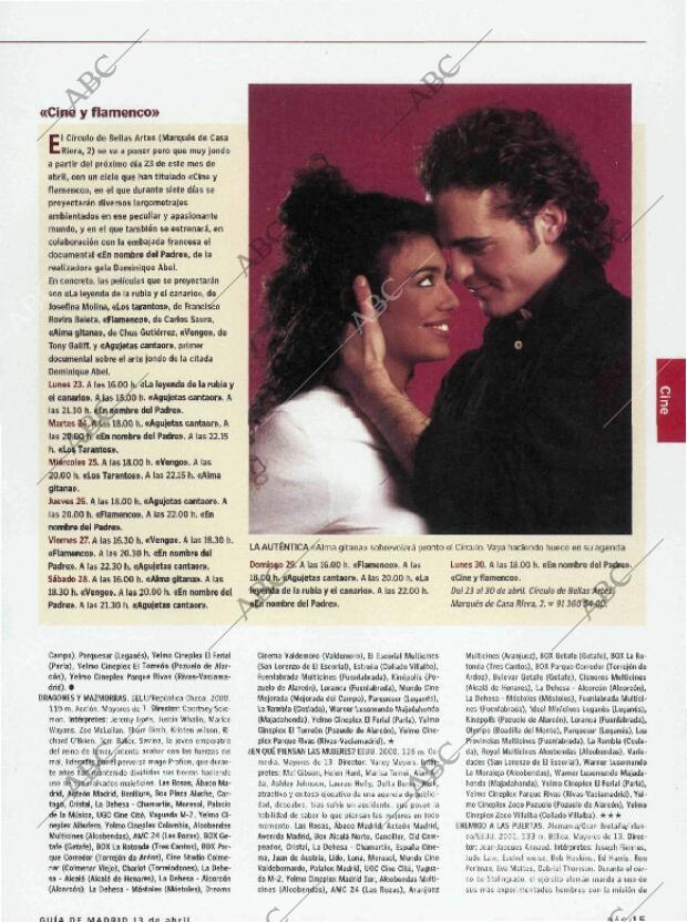 ABC MADRID 13-04-2001 página 123