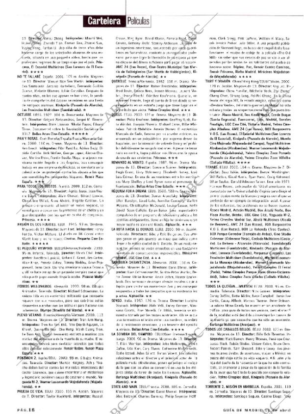 ABC MADRID 13-04-2001 página 126